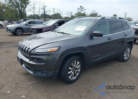 2015 Jeep Cherokee Limited из США, поврежденный, VIN 1C4PJMDB8FW514327
